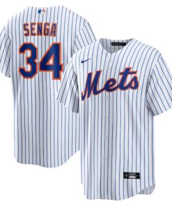 Men's New York Mets Kodai Senga White/Royal Home Player Jersey