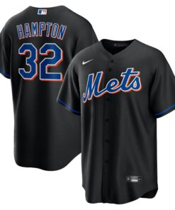 Men's New York Mets Mike Hampton Black 2022 Alternate Player Jersey