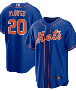 Men's New York Mets Pete Alonso Royal Alternate Player Name Jersey