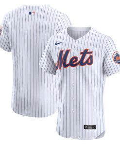 Men's New York Mets White Home Elite Jersey