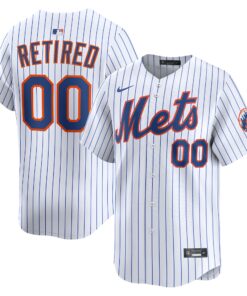 Men's New York Mets White Home Limited Pick-A-Player Retired Roster Jersey