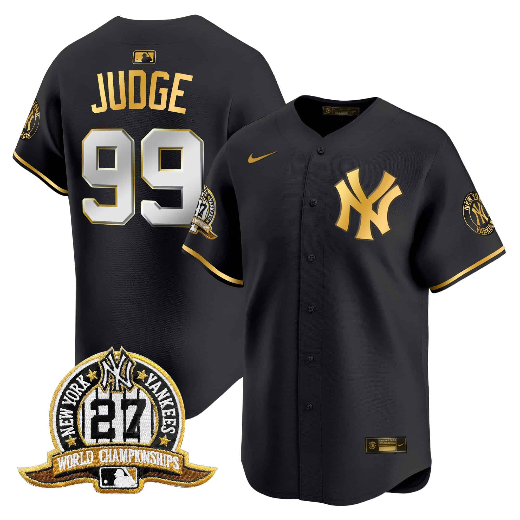 Men's New York Yankees 27 Time Champions Patch Vapor Premier Limited Jersey