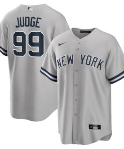 Men's New York Yankees Aaron Judge Gray Big & Tall Road Player Jersey