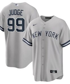 Men's New York Yankees Aaron Judge Gray Big & Tall Road Player Jersey