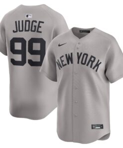 Men's New York Yankees Aaron Judge Gray Road Limited Player Jersey