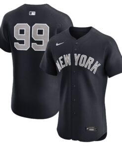 Men's New York Yankees Aaron Judge Navy Alternate 1 Elite Player Jersey