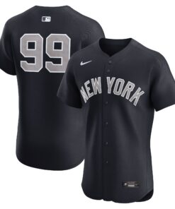 Men's New York Yankees Aaron Judge Navy Alternate 1 Elite Player Jersey