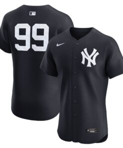 Men's New York Yankees Aaron Judge Navy Alternate 2 Elite Player Jersey