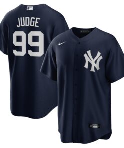 Men's New York Yankees Aaron Judge Navy Big & Tall Alternate Player Jersey