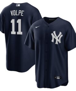 Men's New York Yankees Anthony Volpe Navy Big & Tall Alternate Player Jersey