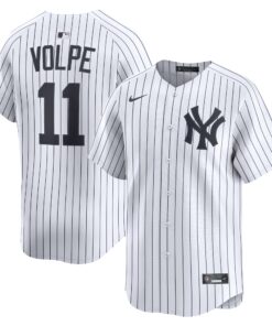 Men's New York Yankees Anthony Volpe White Home Limited Player Jersey