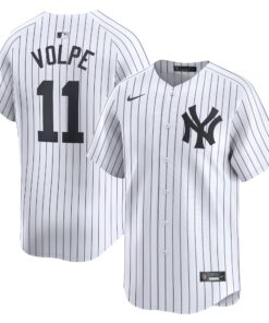 Men's New York Yankees Anthony Volpe White Home Limited Player Jersey