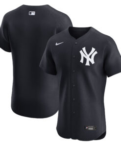 Men's New York Yankees Black Alternate Elite Jersey