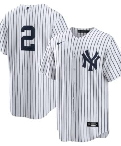 Men's New York Yankees Derek Jeter White/Navy Jersey