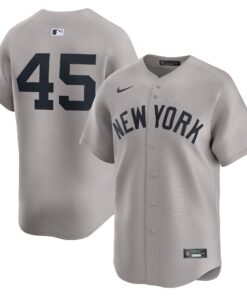 Men's New York Yankees Gerrit Cole Gray Away Limited Player Jersey