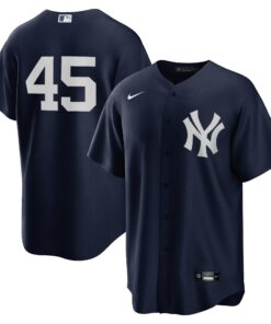 Men's New York Yankees Gerrit Cole Navy Alternate Player Name Jersey