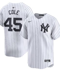 Men's New York Yankees Gerrit Cole White Home Limited Player Jersey