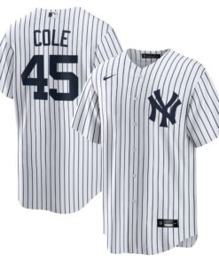 Men's New York Yankees Gerrit Cole White Home Player Name Jersey