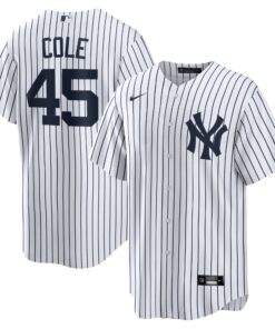 Men's New York Yankees Gerrit Cole White Home Player Name Jersey