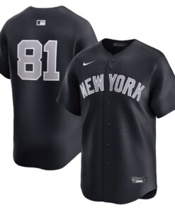 Men's New York Yankees Luis Gil Navy Alternate Limited Player Jersey