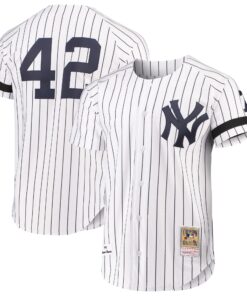 Men's New York Yankees Mariano Rivera Mitchell & Ness White Jersey