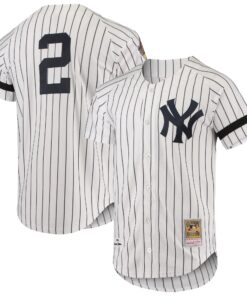 Men's New York Yankees Mitchell & Ness White Cooperstown Collection 1996 Home Jersey