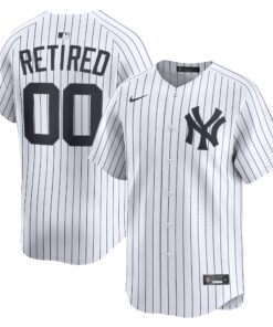 Men's New York Yankees White Home Limited Pick-A-Player Retired Roster Jersey