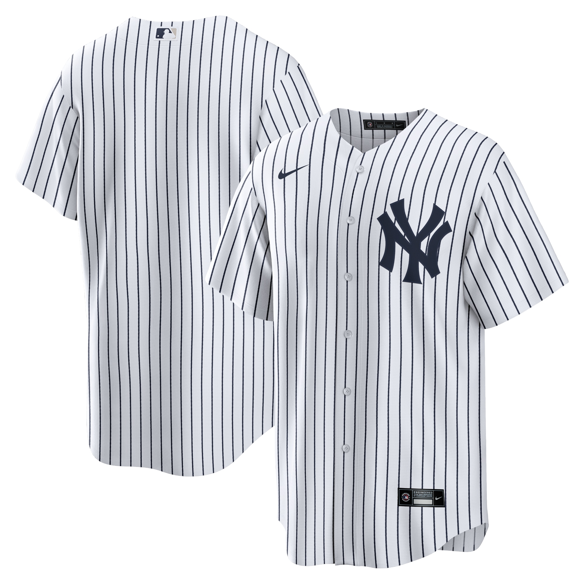 Men's New York Yankees White Home Team Jersey