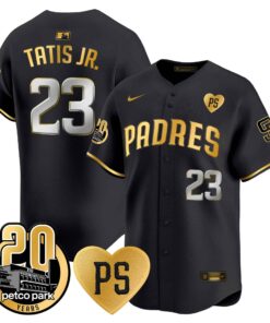 Men's Padres For Peter & Petco Park 20th Patch Vapor Premier Limited Jersey