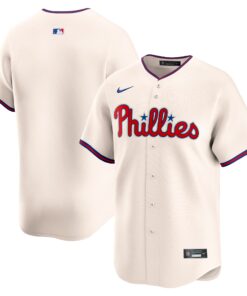 Men's Philadelphia Phillies Cream Alternate Limited Jersey