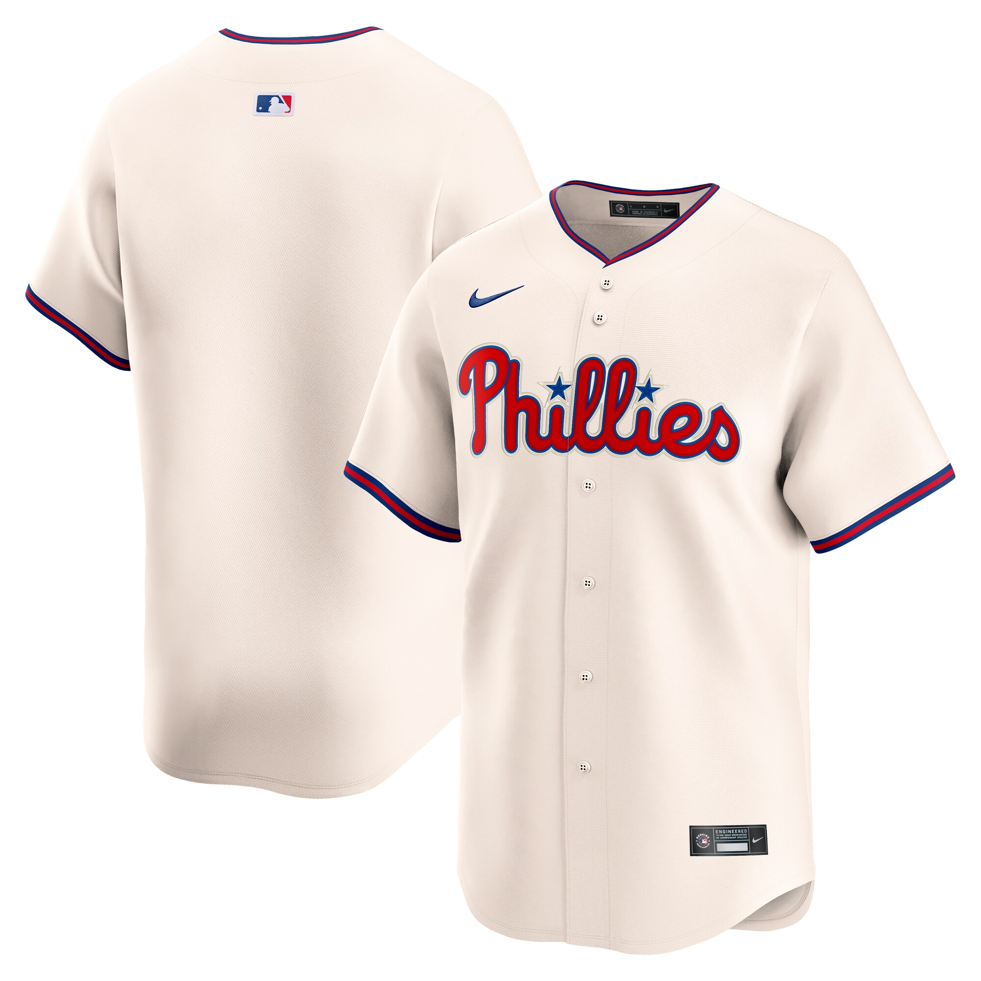 Men's Philadelphia Phillies Cream Alternate Limited Jersey