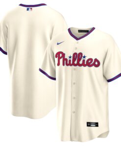 Men's Philadelphia Phillies Cream Alternate Team Jersey
