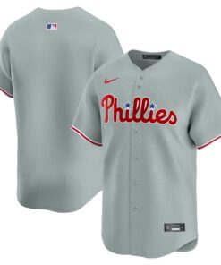 Men's Philadelphia Phillies Gray Away Limited Jersey