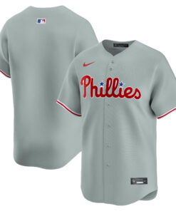 Men's Philadelphia Phillies Gray Away Limited Jersey