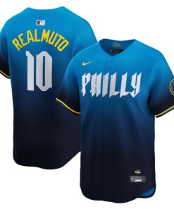 Men's Philadelphia Phillies J.T. Realmuto Blue 2024 City Connect Limited Player Jersey
