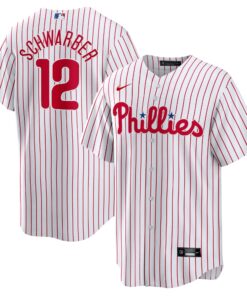 Men's Philadelphia Phillies Kyle Schwarber White Player Jersey