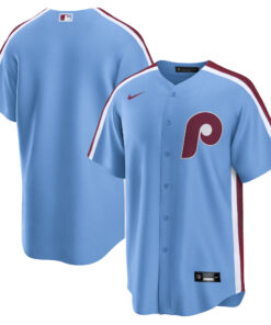 Men's Philadelphia Phillies Light Blue Alternate Team Jersey