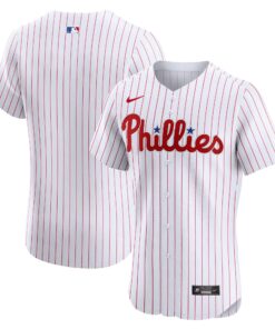 Men's Philadelphia Phillies White Home Elite Jersey