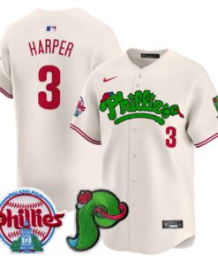 Men's Phillies Phanatic Patch Vapor Premier Limited Jersey V4