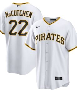 Men's Pittsburgh Pirates Andrew McCutchen White Player Jersey