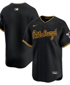 Men's Pittsburgh Pirates Black Alternate Limited Jersey