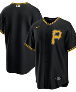Men's Pittsburgh Pirates Black Alternate Team Jersey