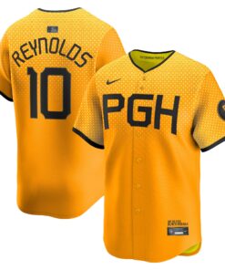 Men's Pittsburgh Pirates Bryan Reynolds Gold City Connect Limited Player Jersey