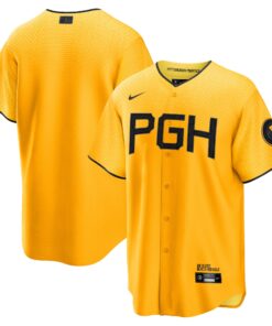 Men's Pittsburgh Pirates Gold City Connect Jersey