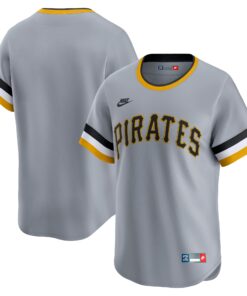 Men's Pittsburgh Pirates Gray Cooperstown Collection Limited Jersey