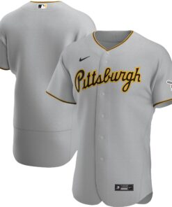 Men's Pittsburgh Pirates Gray Road Team Jersey