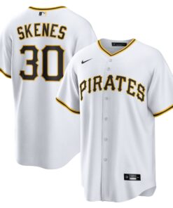 Men's Pittsburgh Pirates Paul Skenes White Home Player Jersey