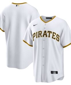 Men's Pittsburgh Pirates White Home Team Jersey