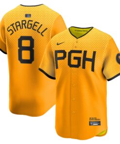 Men's Pittsburgh Pirates Willie Stargell Gold City Connect Limited Player Jersey