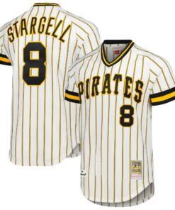 Men's Pittsburgh Pirates Willie Stargell Mitchell & Ness White Cooperstown Collection 1979 Jersey